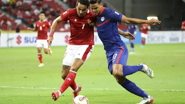 Piala AFF 2020 Indonesia vs Singapura di National Stadium (AP)