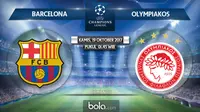 Susunan Pemain Barcelona Vs Olympiakos