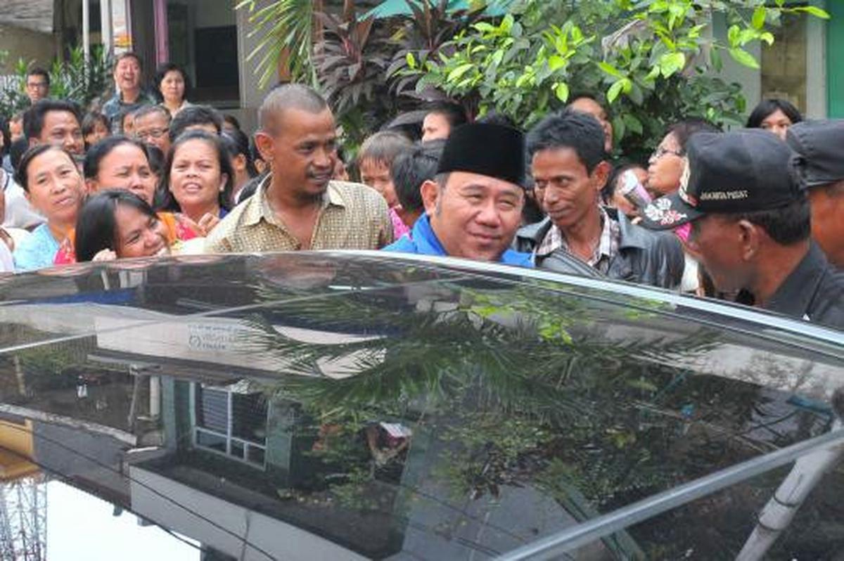 Kampanye Cagub DKI, Nachrowi Ramli di Sawah Besar