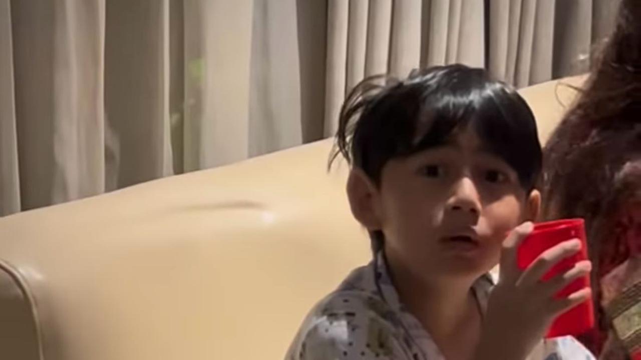 Potret tingkah lucu Bambang anak bungsu Meisya Siregar dan Bebi Romeo (Sumber: Instagram/meisya_siregar)