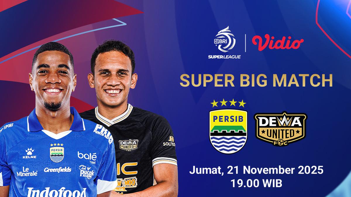 Link Live Streaming BRI Super League: Persib vs Dewa United, Tayang di Vidio