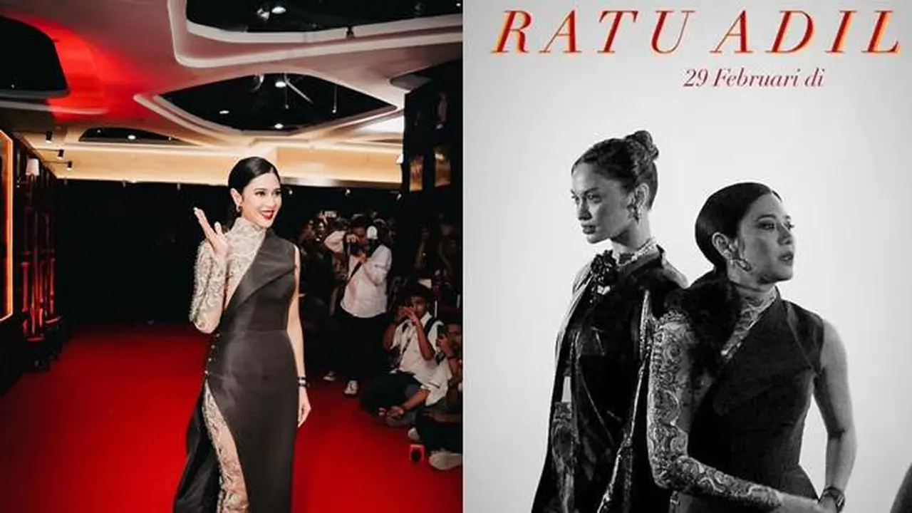 7 Potret Dian Sastrowardoyo di Gala Premier Ratu Adil, Penampilannya Curi Perhatian