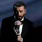 Penampilan Sam Smith menyanyikan lagu "Writing's on the Wall" pada ajang bergengsi Piala Oscar 2016 di Hollywood, 28 Februari (REUTERS/Mario Anzuoni)