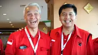 Bakal calon presiden dari PDIP Ganjar Pranowo bersama Maruarar Sirait atau Ara Sirait. (Foto: Istimewa).