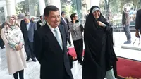 Wakil Presiden Jusuf Kalla bertemu Wakil Presiden Iran Urusan Perempuan dan Keluarga Masoumeh Ebtekar (Merdeka.com/ Intan Umbari)