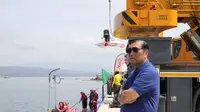 Menteri Koordinator Bidang Kemaritiman dan Investasi Luhut Binsar Pandjaitan telah melakukan beberapa kali pengecekan di kawasan Pelabuhan Balige dan Lapangan Sisingamangaraja, yang menjadi tempat utama lokasi kejuaraan F1 Powerboat. (Dok Kemenko Marves)