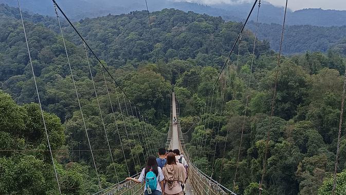 Libur Panjang Isra Miraj, Wisata Alam Sukabumi Tetap Ramai Meski Ada Peringatan Cuaca Ekstrem