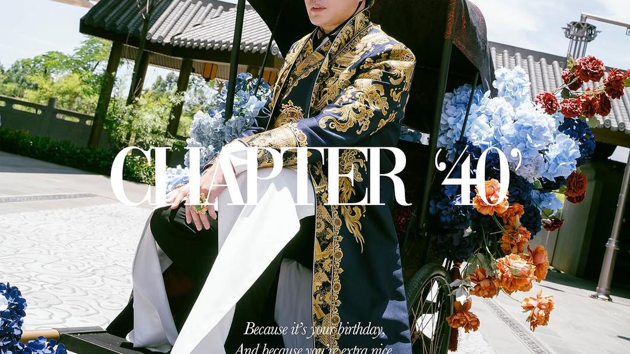 Potret Ulang Tahun Edric Tjandra yang ke-40, Meriah Banget dan Tampil Bak Raja Chindo Kingdom