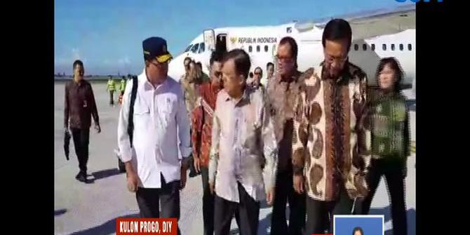 Wapres JK dan Menhub Tinjau Pengoperasian Bandara Internasional Yogyakarta