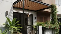 10 Model Kanopi Teras Rumah Minimalis dengan Lampu Gantung Estetik yang Bikin Tampilan Makin Elegan
