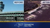 Dianggap mempermalukan kota New York, gubernur kota membanderol 4 triliun dolar untuk membangun kembali bandara LaGuardia.