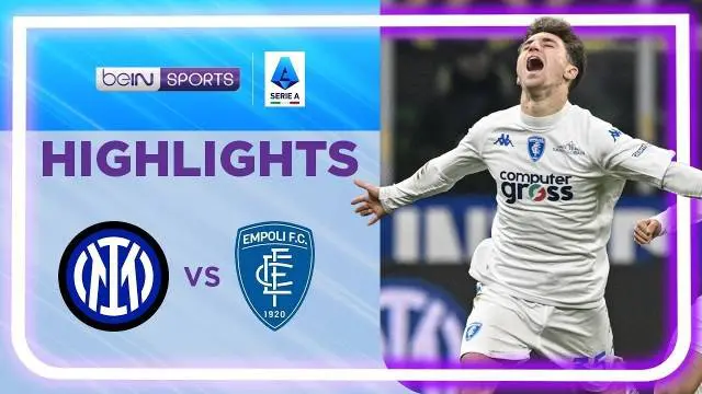 VIDEO: Empoli Raih Kemenangan di Kandang Inter Milan Pada Pekan 19 Liga Italia