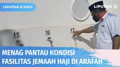 Seluruh jemaah calon haji akan melakukan wukuf di Arafah, Arab Saudi pada hari Jumat mendatang. Menteri Agama, Yaqut Cholil Qoumas meninjau kesiapan fasilitas jemaah haji Indonesia di Arafah pada Selasa (05/07) kemarin.