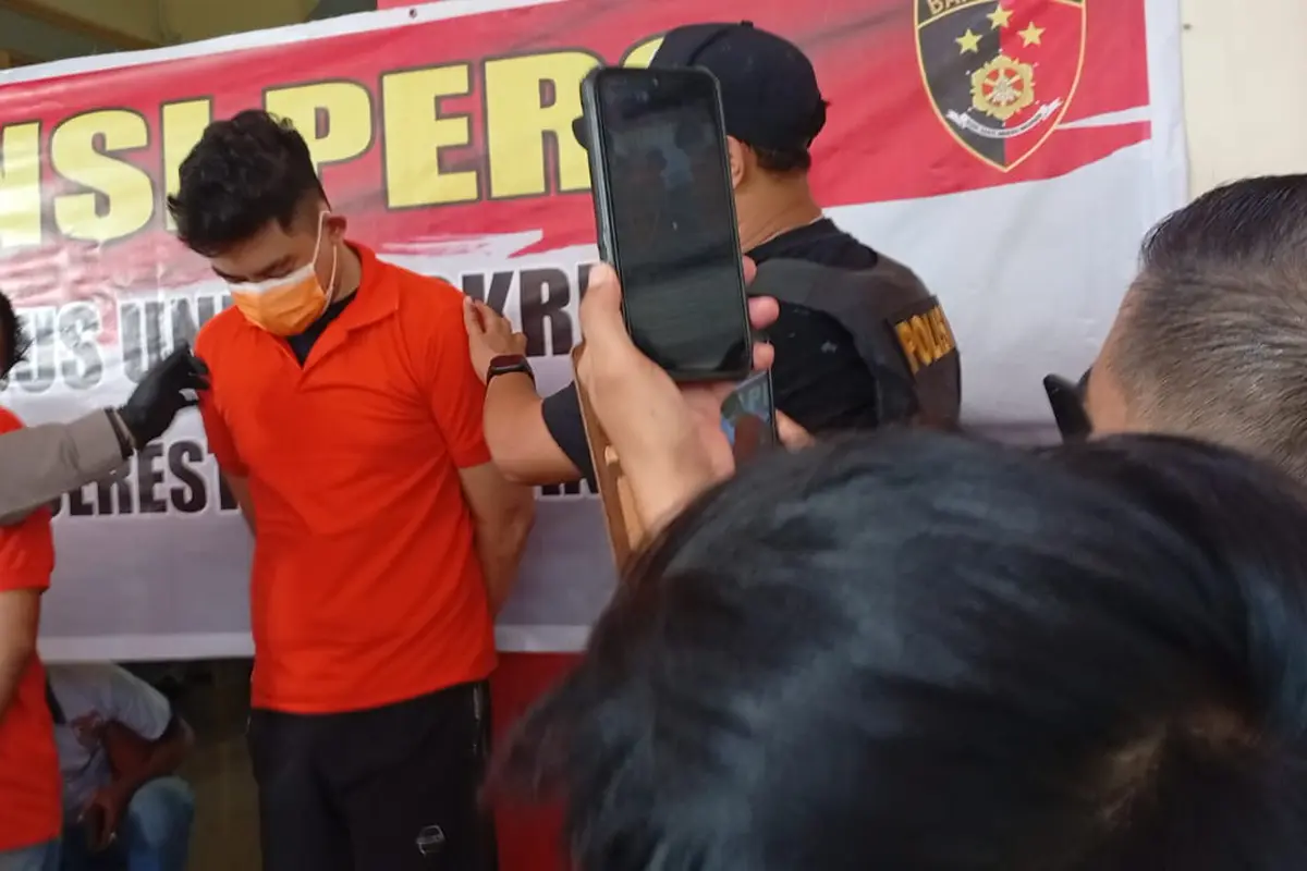 Wilson Lukman alias Koko tersangka penganiayaan calon LC. (Liputan6.com/Ajang Nurdin)