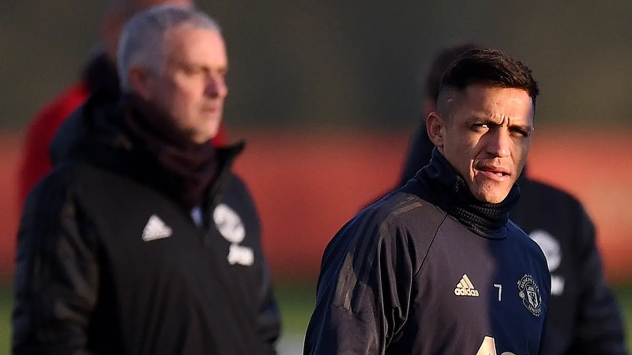 Penyerang Manchester United, Alexis Sanchez.