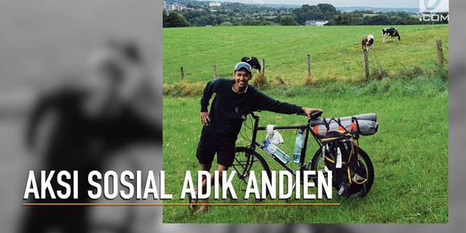 VIDEO: Adik Andien Bersepeda dari Belanda ke Indonesia