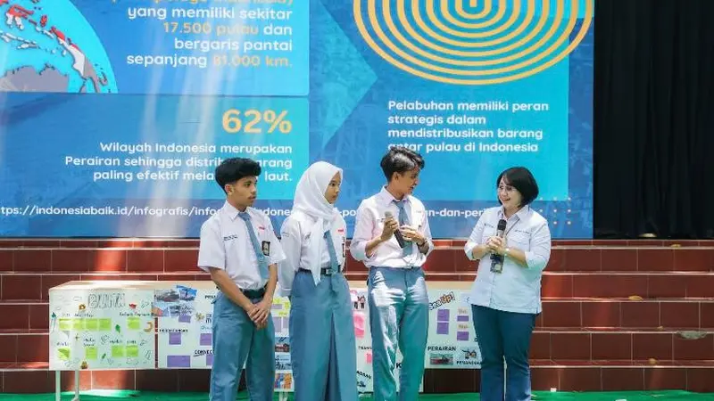 Pelaksanaan program Pelindo Mengajar menjadi bentuk tanggung jawab sosial dan lingkungan (TJSL) (Istimewa)