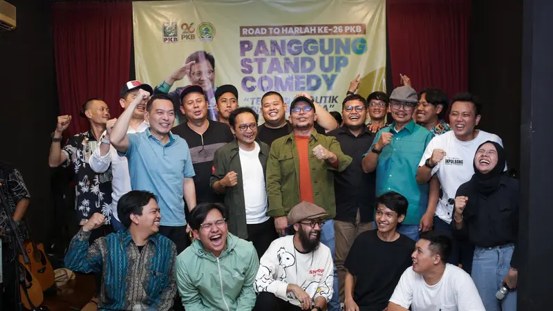 DPP PKB merayakan Harlah ke-26 dengan  mengundang para stand up comedy-an. (Istimewa)