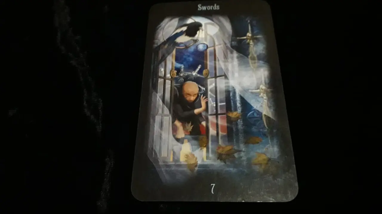 Tarot Cinta, 7 Swords (Foto: Elisabet Kusumodewi)