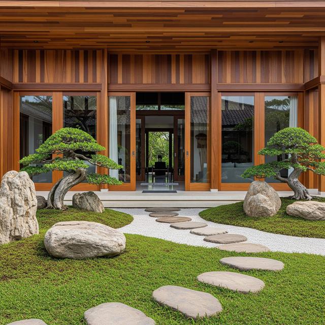 Model Rumah Sederhana Tapi Mewah dengan Taman Depan Kecil