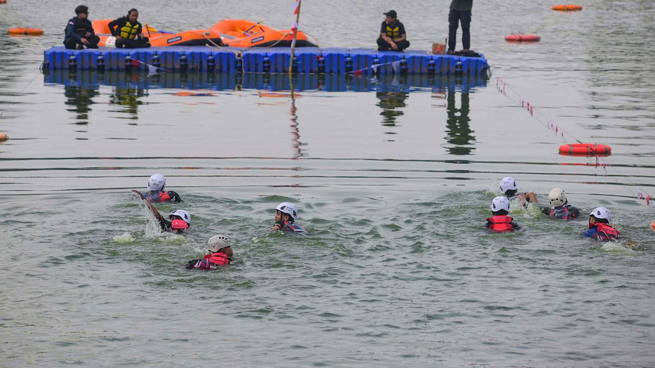 Lomba Lari Renang dan Dayung Meriahkan HUT Kemerdekaan di Situ Gintung