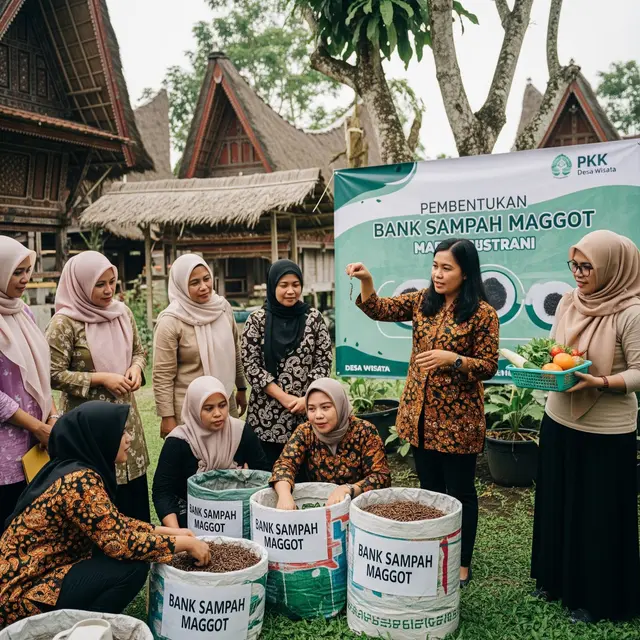 9 Ide Ternak Maggot dari Limbah Dapur untuk Ibu-Ibu Desa Wisata, Membuka Peluang Baru