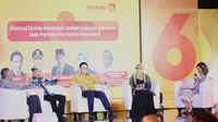 Wali Kota Tarakan Khairul dalam sesi Diskusi Lintas Generasi di Festival 6 yang berlangsung pada Minggu (09/07/2023).