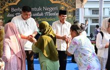 FOTO: TNI AL Salurkan Bantuan Sembako untuk Warga Menteng Tenggulun