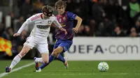 Marc Muniesa hanya bermain 2 kali untuk Barcelona senior pada musim 2009-2013. Setelah itu, Marc Muniesa pindah ke Stoke City. (AFP/Lluis Gene)