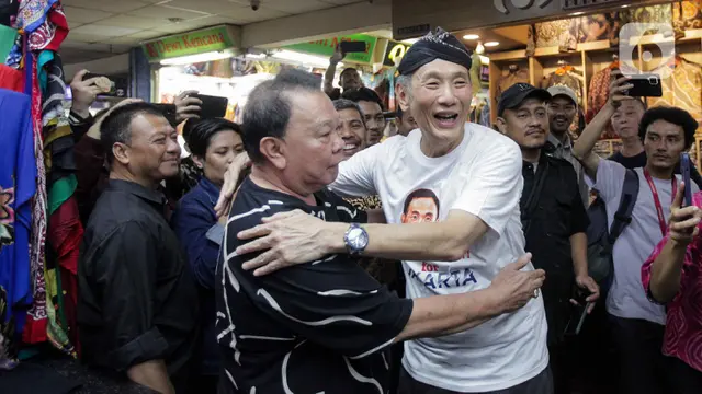 Jusuf Hamka Sambangi Pasar Tanah Abang