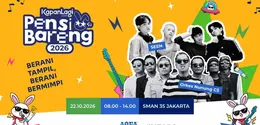 KapanLagi Pensi Bareng 2026 tutup roadshow di SMAN 35 Jakarta (KLY)