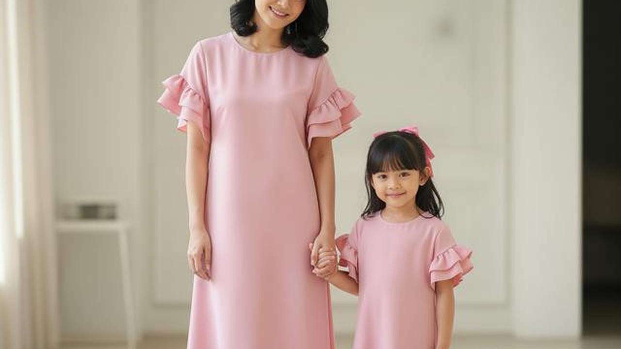 7 Model Dress Couple Ibu dan Anak yang Bikin Tampilan Makin Kompak