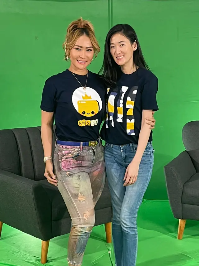 Inul Daratista dan . Jacqueline Latip founder Keyta