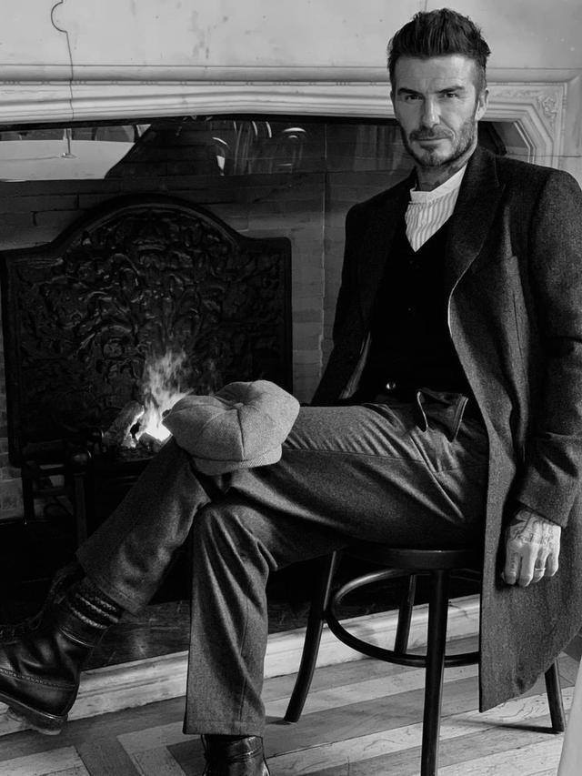 Makin Tampan, David Beckham Tampil Bergaya Gangster Inggris 1920-an