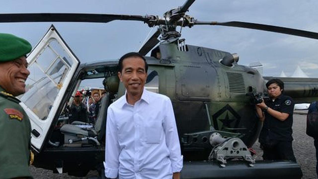 Jokowi soal polemik pembelian helikopter asing: Tanyakan ke Kasau