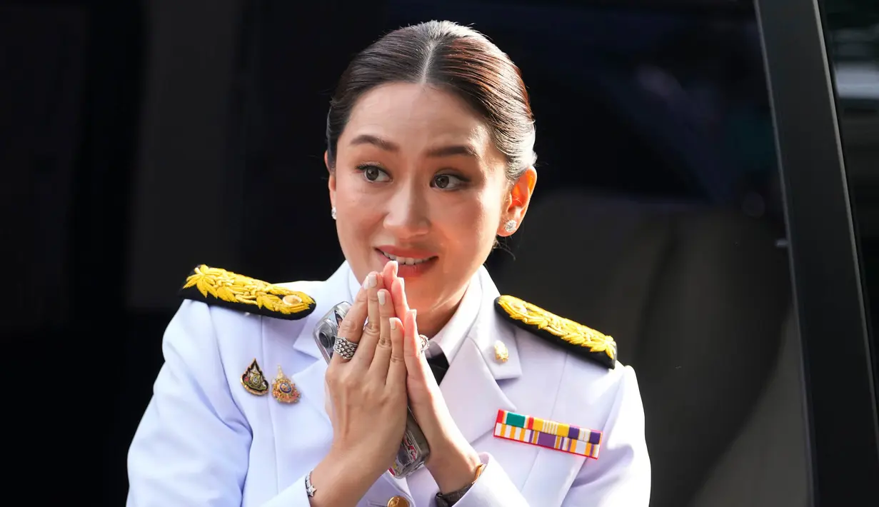 Parlemen Thailand telah memilih Paetongtarn Shinawatra sebagai Perdana Menteri Thailand yang baru menggantikan Srettha Thavisin. (AP Photo/Sakchai Lalit)