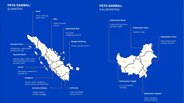 Peta Sambal Indonesia Kemenparekraf