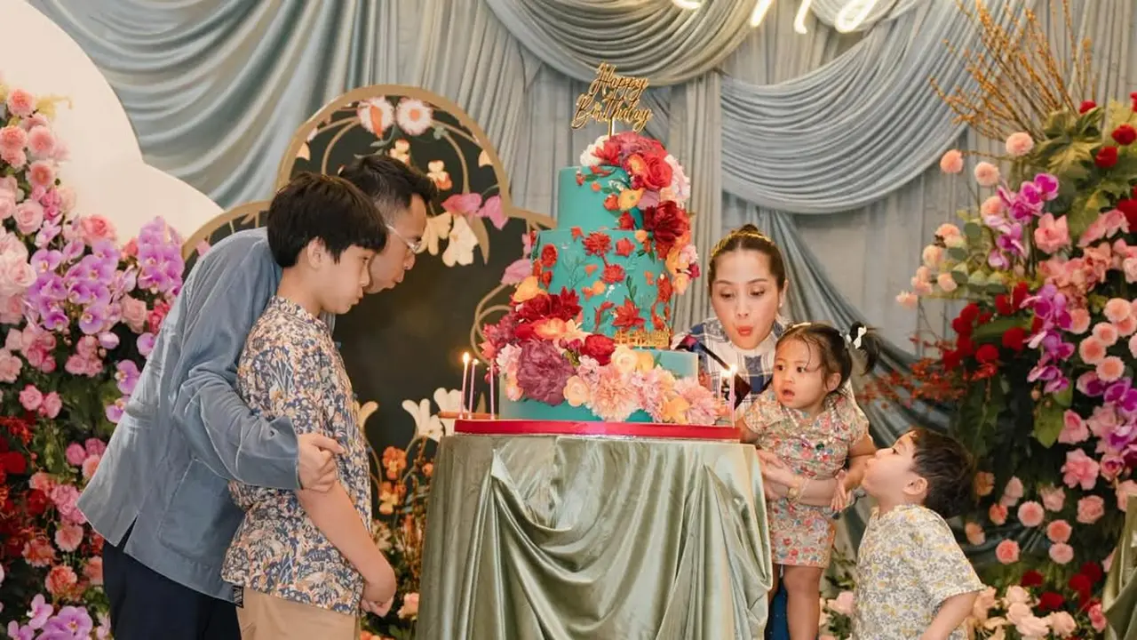 Dekorasi Panggung Acara Ultah Raffi-Nagita (Instagram raffinagita1717)