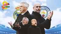 Liga Champions - Carlo Ancelotti vs Pep Guardiola (Bola.com/Decika Fatmawaty)