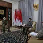 Wapres Maruf Amin menerima kedatangan Panglima TNI Jenderal Andika Perkasa, Rabu (24/11/2021).(Foto: Dokumentasi Setwapres)