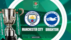 Prediksi Man City Vs Brighton di Carabao Cup: Jaga Peluang Meraih Trofi