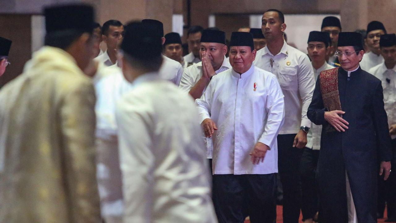 Prabowo-Gibran laksanakan salat Idulfitri di Masjid Istiqlal
