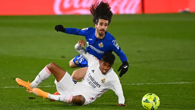 FOTO: Real Madrid Gusur Barcelona di Posisi ke-2 usai Bungkam Getafe 2-0