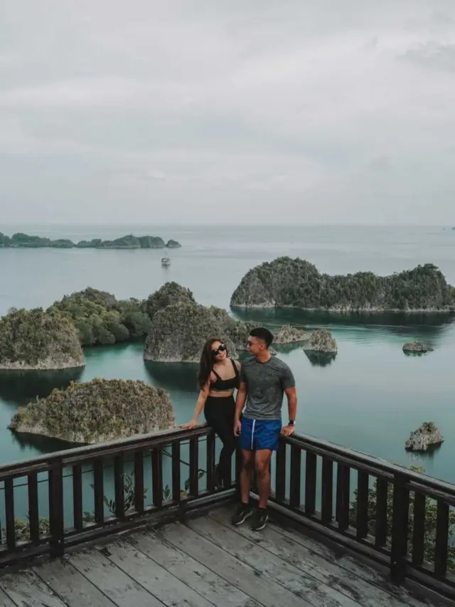 7 Momen Liburan Nikita Willy dan Indra Priawan ke Raja Ampat