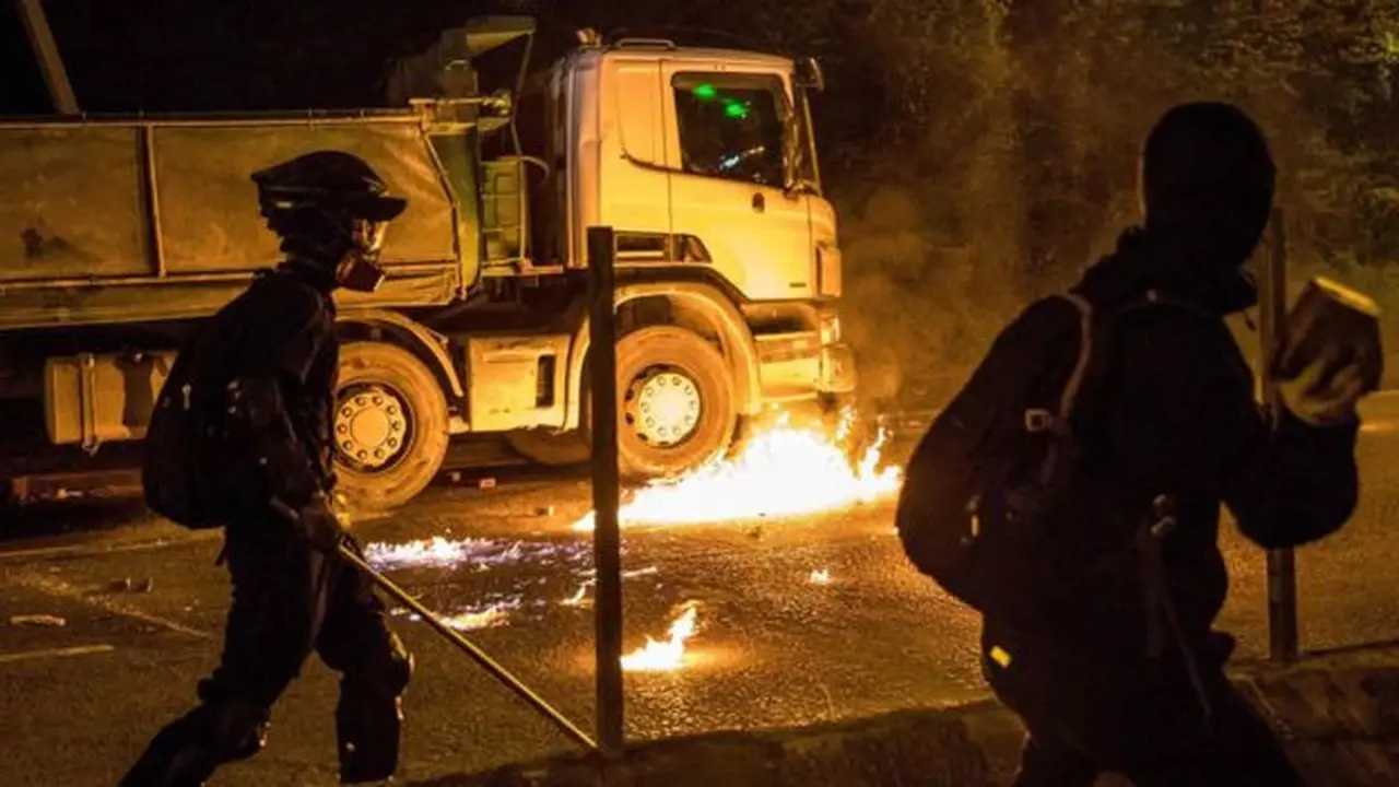 Demonstran Hong Kong. (AFP)