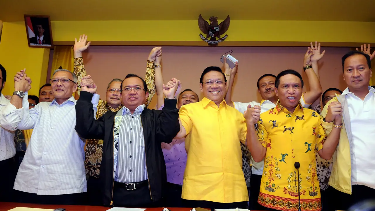 golkar, agung laksono, megawati soekarnoputri, pdip