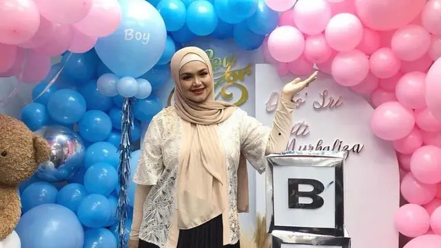 6 Momen Baby Shower Siti Nurhaliza, Disiarkan Live dan Ungkap Gender Sang Bayi
