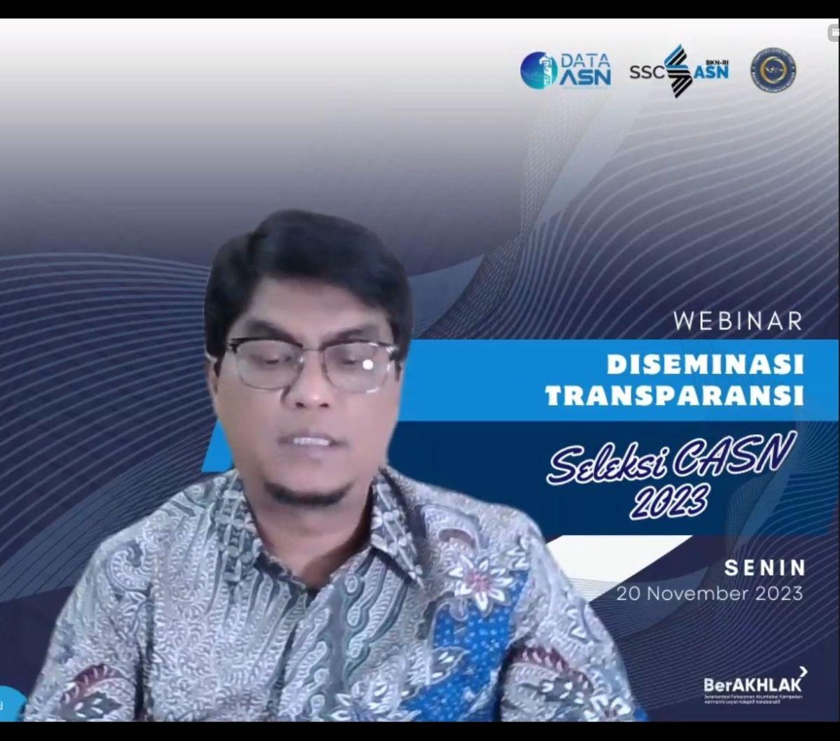 "Seperti pendaftaran daring, CAT, dan skor nilai dapat dilihat langsung," ucap Haryomo.