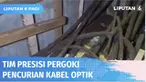 Sebanyak lima pencuri kabel optik ini tak berkutik saat dipergoki Tim Perintis Presisi Polda Metro Jaya. Polisi temukan barang bukti berupa belasan potongan kabel yang ditaruh di dalam gerobak.