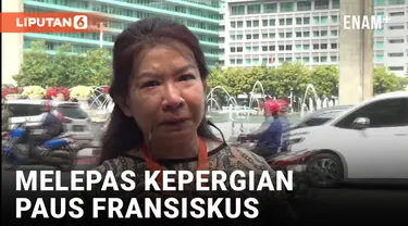 Sambil Menangis, Warga Lepas Kepergian Paus Fransiskus